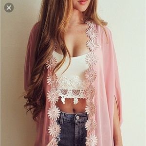 Flower Kimono cardigan